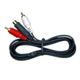 Cable S VIDEO 2 RCA PARA AUDIO  BK