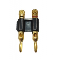 DOBLE Plug BANANA DORADO