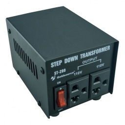 TRANSFORMADOR 220/110v 200W GOLDSOURCE