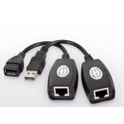 Adaptador Extensor USB 2.0 por RJ45 - 45 Metros