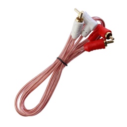 Cable 2 Rca a 2 Rca en Angulo 90 Full Cobre - 1.8 Metros VOYZ