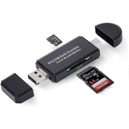 Lector de Tarjetas con Usb-c y Funcion Otg