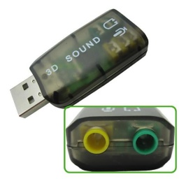 Tarjeta de sonido USB