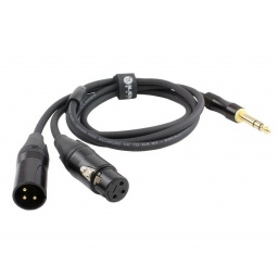 Cable 1/4 balanceado a XLR macho-hembra 1 mt BLASTKING