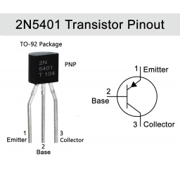 TRANSISTOR 2N5401 PNP TO92 150V 600mA