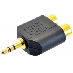 Adaptador Doble Jack RCA a 3.5mm Stereo MIYAKO USA