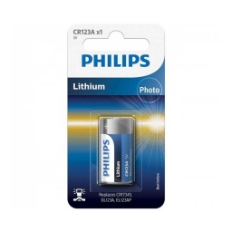 Pila Photo Lithium 3V Philips CR-123A PHILIPS