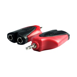 Adaptador 2 Jack 1/4" stereo a Plug 3.5mm stereo Revolution REVOLUTION