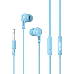 Auricular Intrauditivo Manos Libres con Conector 3.5mm Celeste Bwoo BWOO