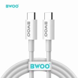 Cable de Datos y Carga 100W Usb-c a Usb-c  - 1MT. BWOO