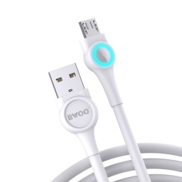 Cable de Datos y Carga Microusb a USB - 2.4AH 1MT. BWOO