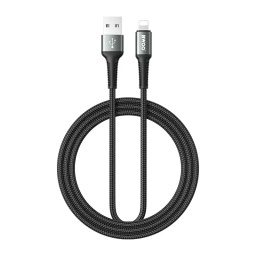 Cable de Datos y Carga Lightning Con Malla - 2.4AH 2M BWOO