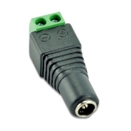 CONECTOR CCTV HEMBRA NATIONAL 12V 2.1 MM  TCON55 THEONE