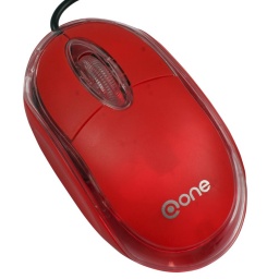 Mouse optico USB 800 DPI Rojo @ONE