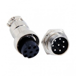 Conector GX16 8PIN Macho Hembra