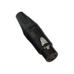 XLR Hembra Gold BLK NEUTRIK