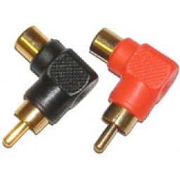 RCA Macho/Hembra acodado plstico THEONE