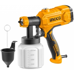 Equipo Pistola de Pintar Electrica 450W Ingco SPG3508 Tacho Plastico 800ML INGCO