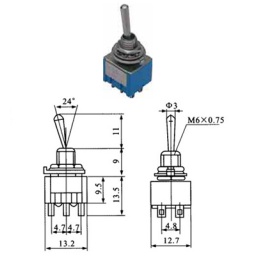 LLAVE BIPOLAR.INVERSORA  CON PUNTO MEDIO