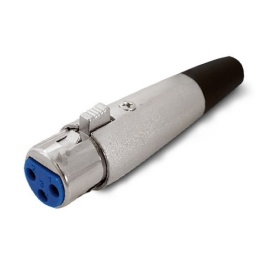 Conector Cannon Hembra aereo XLR