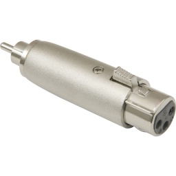 XLR hembra a Plug Rca BK