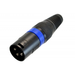 Conector Macho Xlr Negro THEONE