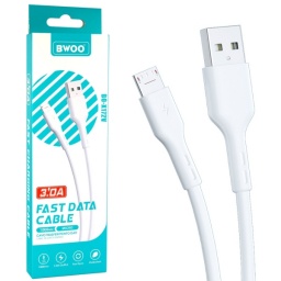 Cable de Datos y Carga Microusb a USB 3.0A - 1MT. BWOO