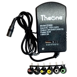 Fuente Multivoltaje Theone de 3 a 12V Switchada de 3AMP THEONE