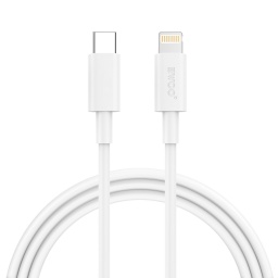 Cable de Datos y Carga Usb-c a Lightning Silicona Liquida - 3AH 1MT. BWOO