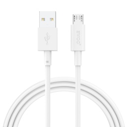 Cable de Datos y Carga Microusb a USB Silicona Liquida - 3AH 1MT. BWOO