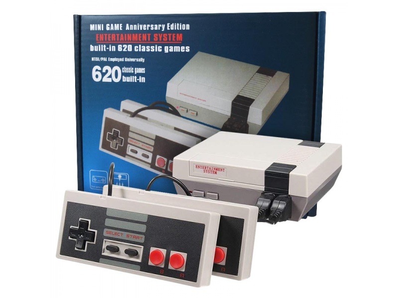 CONSOLA DE VIDEOJUEGOS RETRO CLASSIC CON 620 JUEGOS salida de audio y video RCA GENERICO