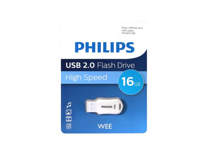 Pendrive Philips Wee 16GB 2.0 PHILIPS