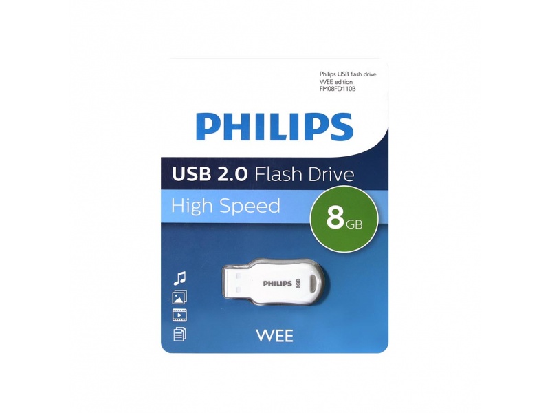 Pendrive Philips Wee 8GB 2.0 PHILIPS