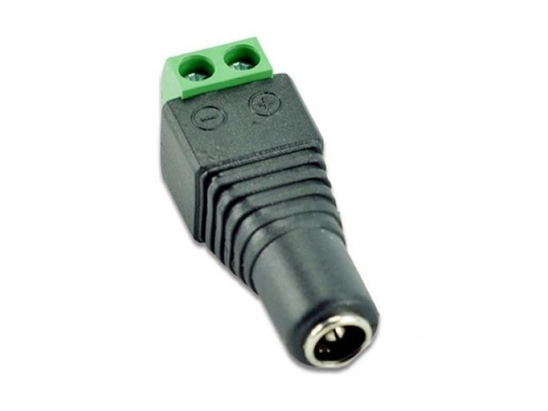 CONECTOR CCTV HEMBRA NATIONAL 12V 2.1 MM  TCON55 THEONE